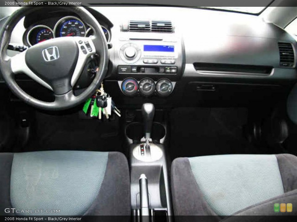 Black/Grey Interior Dashboard for the 2008 Honda Fit Sport #39048920