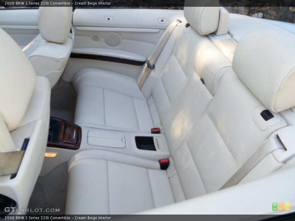 Cream Beige Interior Photo for the 2008 BMW 3 Series 328i Convertible #39048976