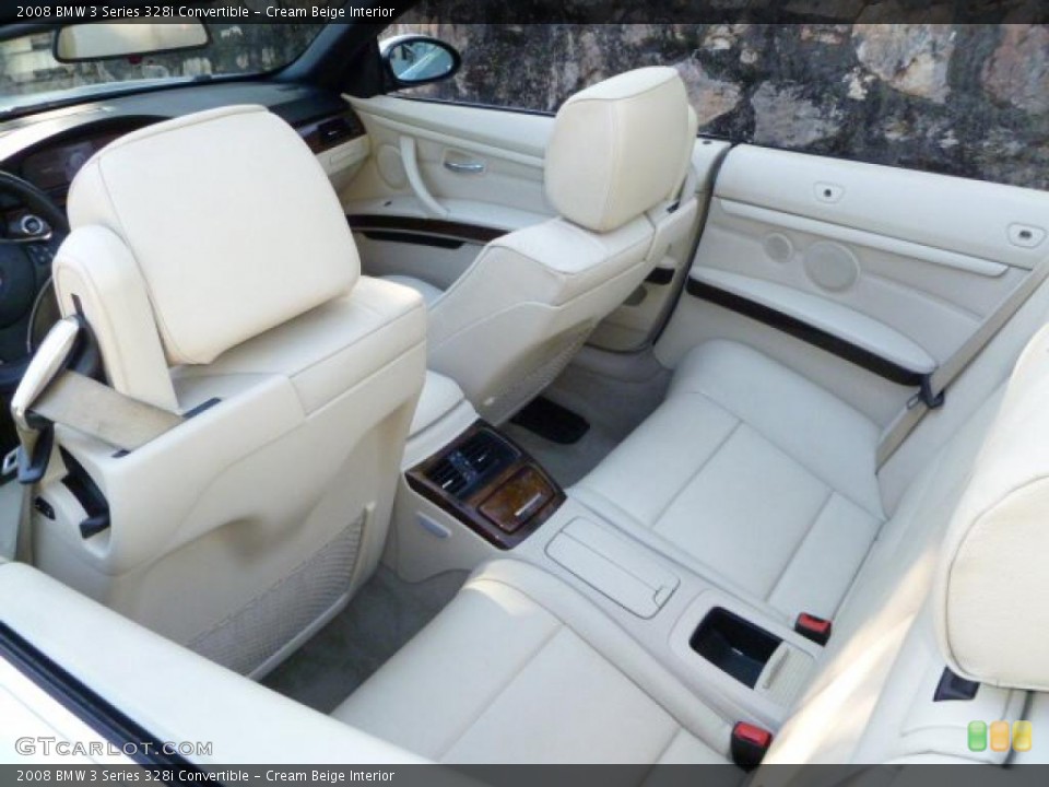 Cream Beige Interior Photo for the 2008 BMW 3 Series 328i Convertible #39048992