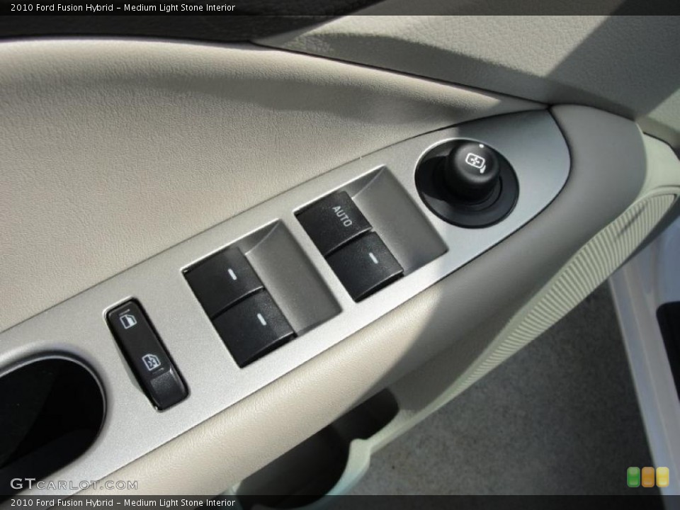 Medium Light Stone Interior Controls for the 2010 Ford Fusion Hybrid #39049276