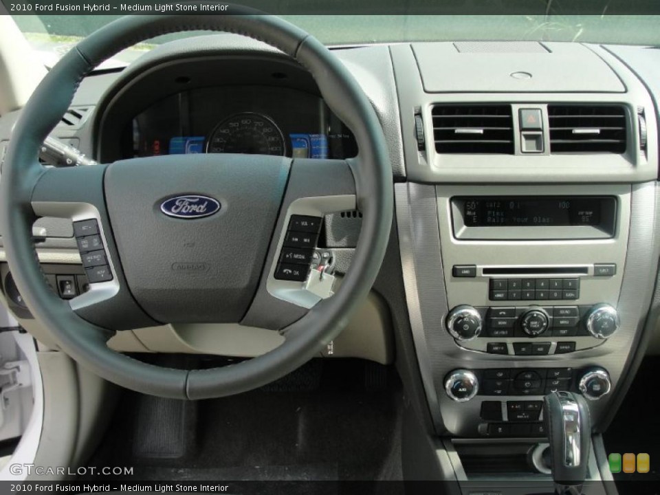 Medium Light Stone Interior Dashboard for the 2010 Ford Fusion Hybrid #39049344