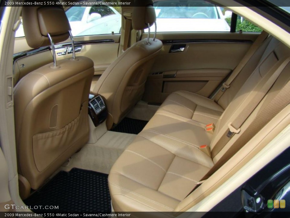Savanna/Cashmere Interior Photo for the 2009 Mercedes-Benz S 550 4Matic Sedan #39051220