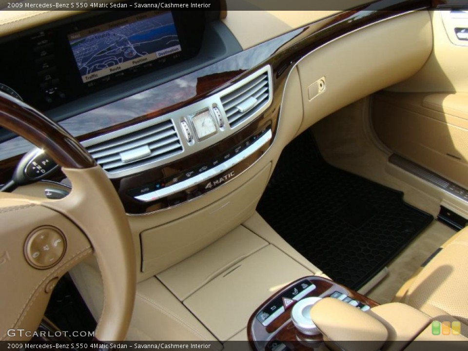 Savanna/Cashmere Interior Controls for the 2009 Mercedes-Benz S 550 4Matic Sedan #39051272