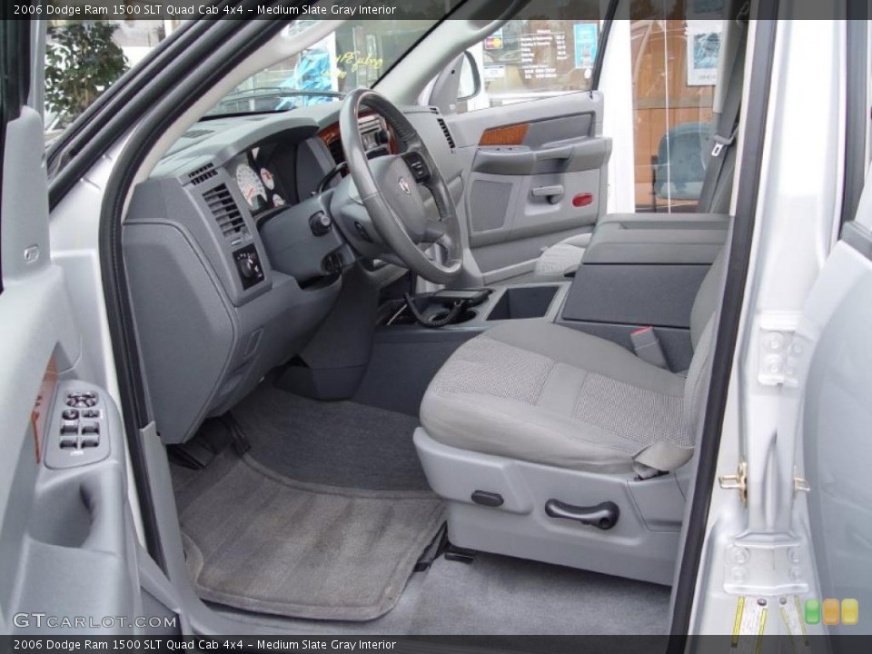 Medium Slate Gray Interior Photo for the 2006 Dodge Ram 1500 SLT Quad Cab 4x4 #39051496