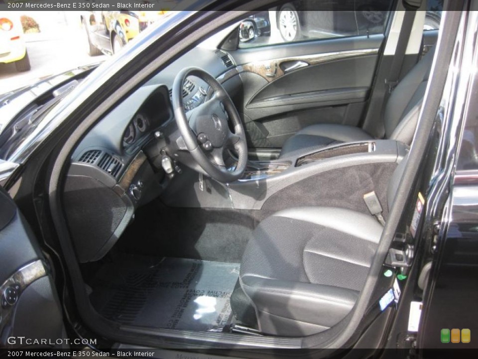 Black Interior Photo for the 2007 Mercedes-Benz E 350 Sedan #39051556