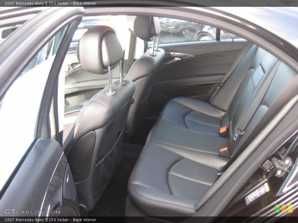 Black Interior Photo for the 2007 Mercedes-Benz E 350 Sedan #39051572
