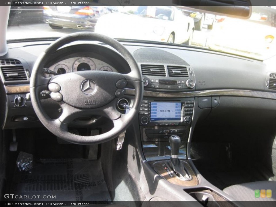 Black Interior Dashboard for the 2007 Mercedes-Benz E 350 Sedan #39051604