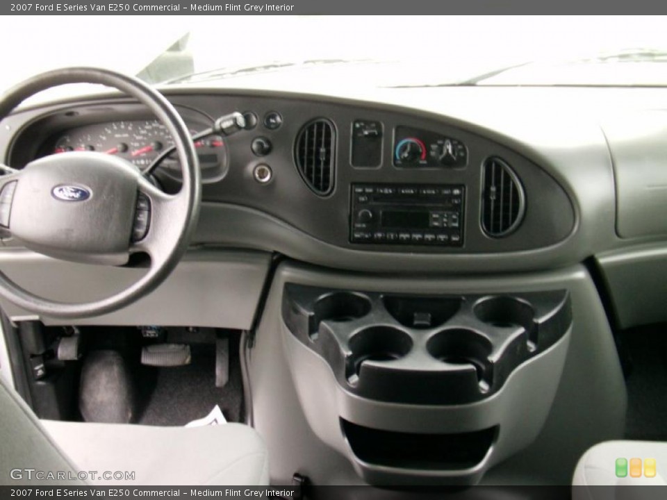 Medium Flint Grey Interior Dashboard for the 2007 Ford E Series Van E250 Commercial #39051672