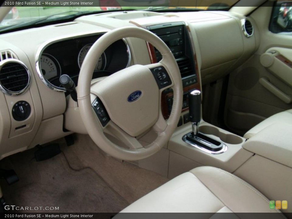 Medium Light Stone Interior Dashboard for the 2010 Ford Fusion SE #39051836