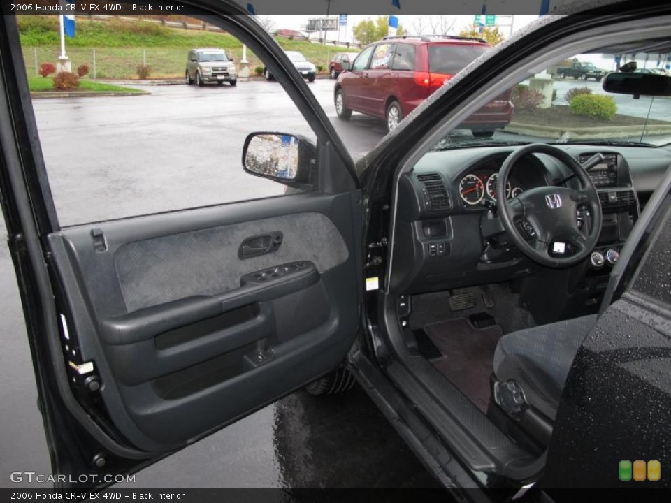 Black Interior Photo for the 2006 Honda CR-V EX 4WD #39052120