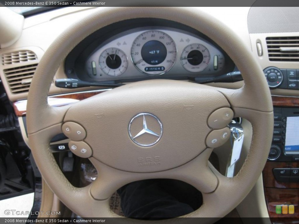 Cashmere Interior Steering Wheel for the 2008 Mercedes-Benz E 350 Sedan #39052984