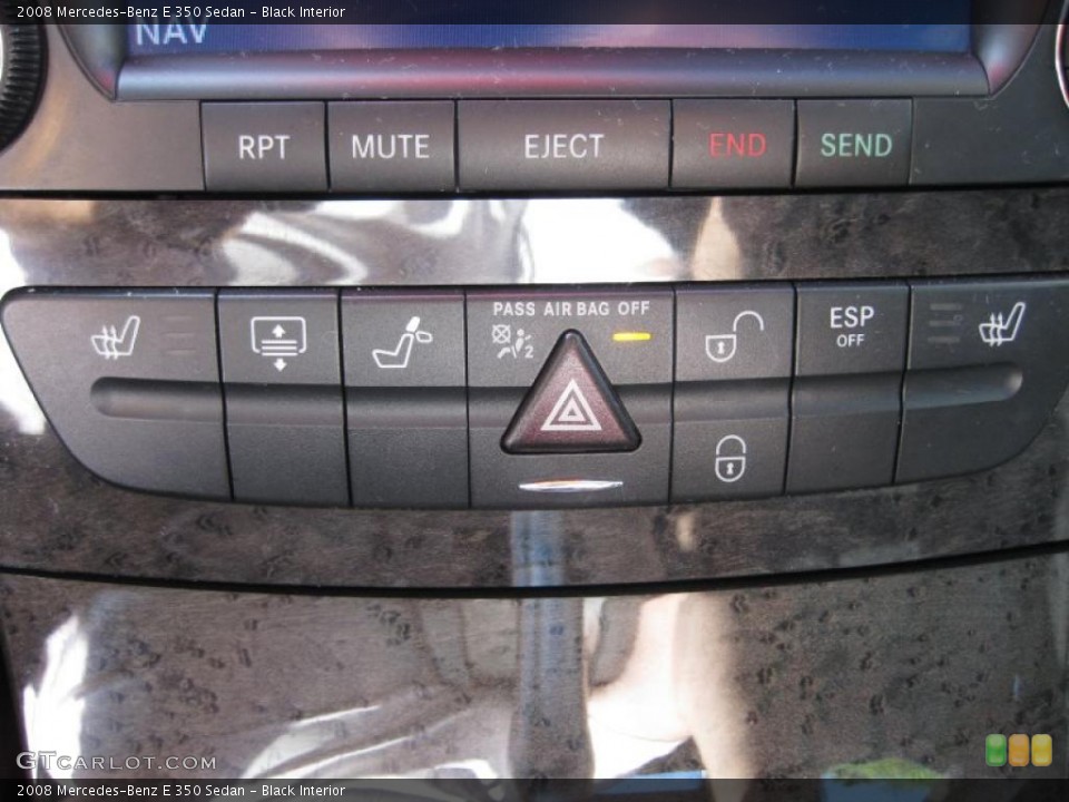 Black Interior Controls for the 2008 Mercedes-Benz E 350 Sedan #39053292