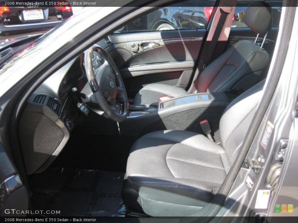 Black Interior Photo for the 2008 Mercedes-Benz E 350 Sedan #39053340