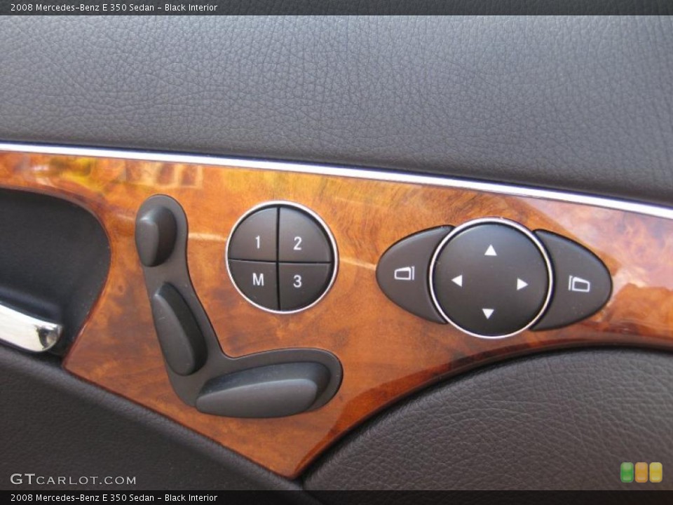 Black Interior Controls for the 2008 Mercedes-Benz E 350 Sedan #39053556