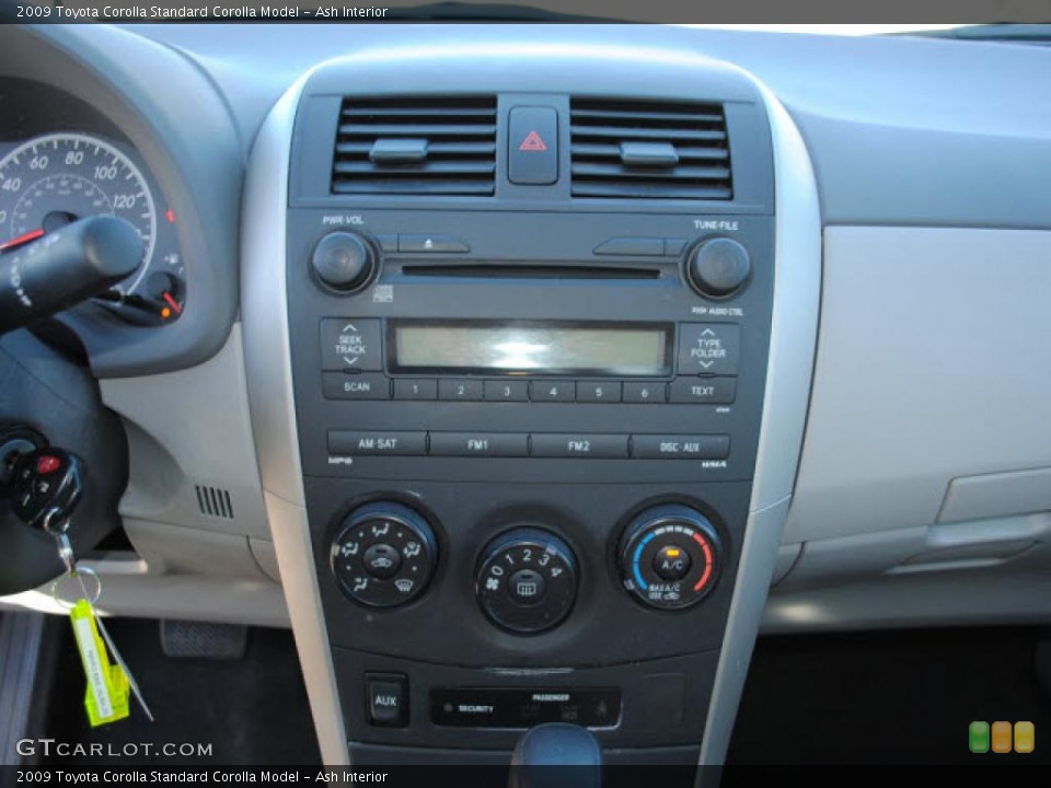 Ash Interior Controls for the 2009 Toyota Corolla  #39053580