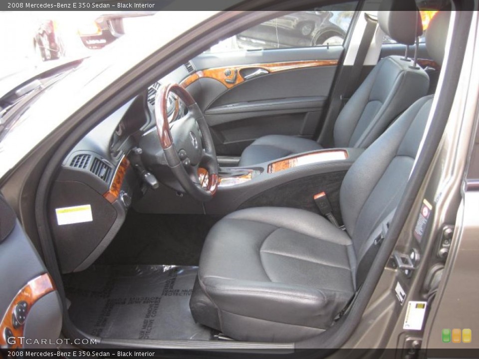 Black Interior Photo for the 2008 Mercedes-Benz E 350 Sedan #39053720