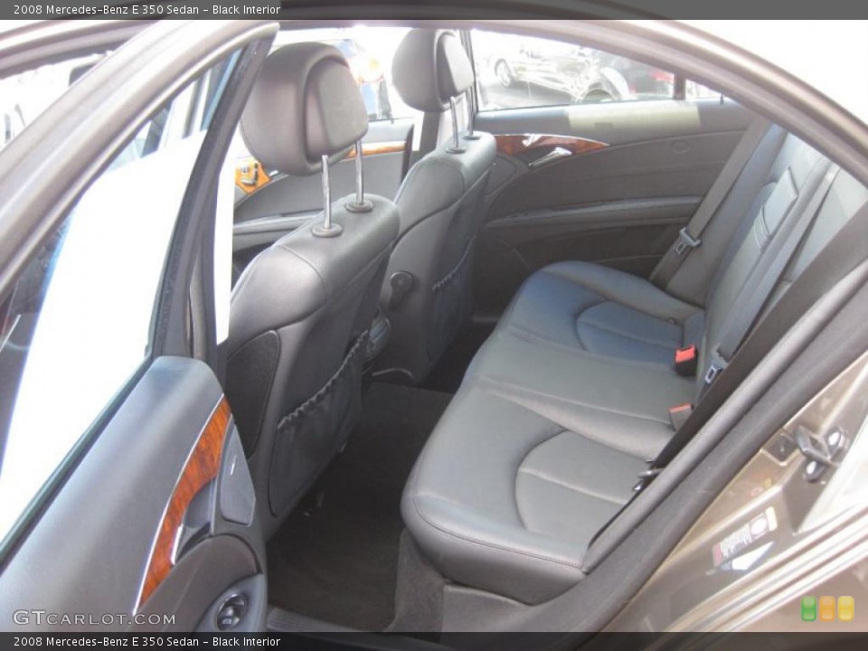 Black Interior Photo for the 2008 Mercedes-Benz E 350 Sedan #39053732