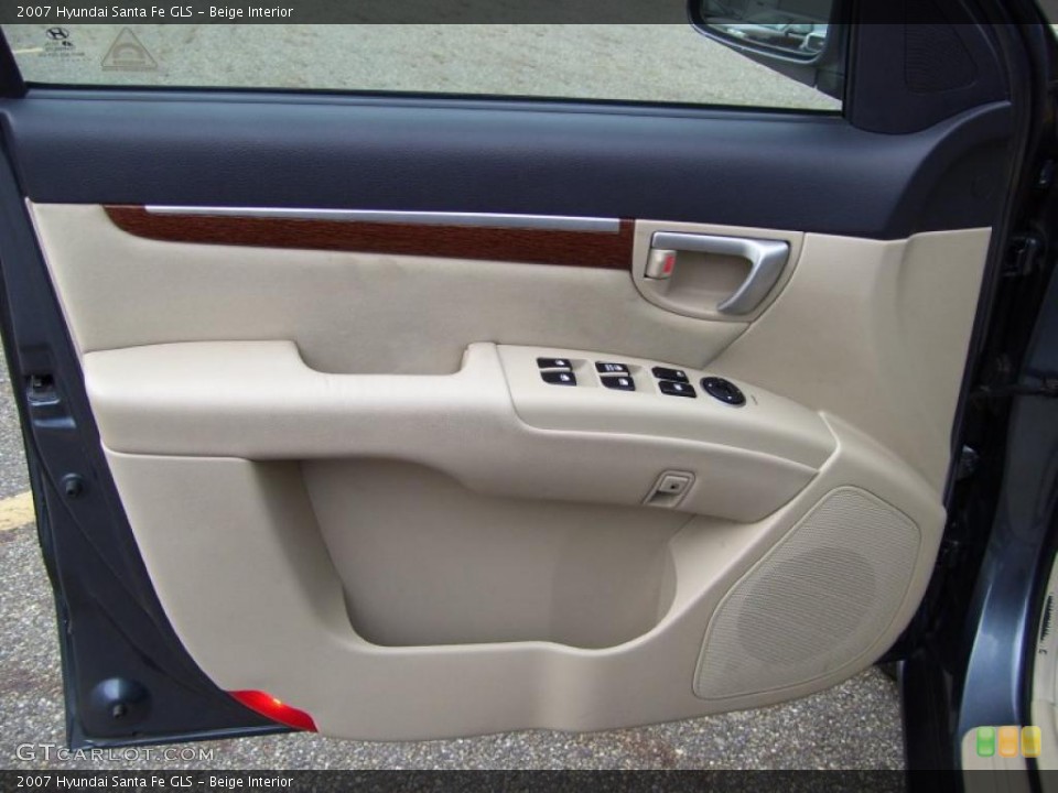 Beige Interior Door Panel for the 2007 Hyundai Santa Fe GLS #39054044