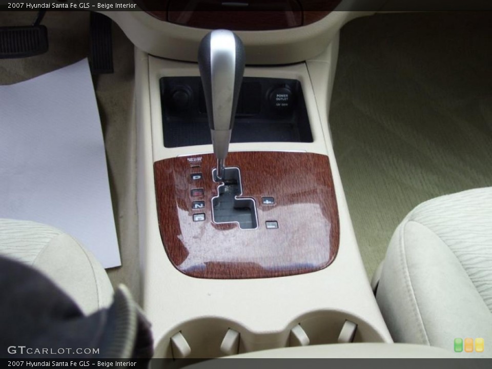 Beige Interior Transmission for the 2007 Hyundai Santa Fe GLS #39054300