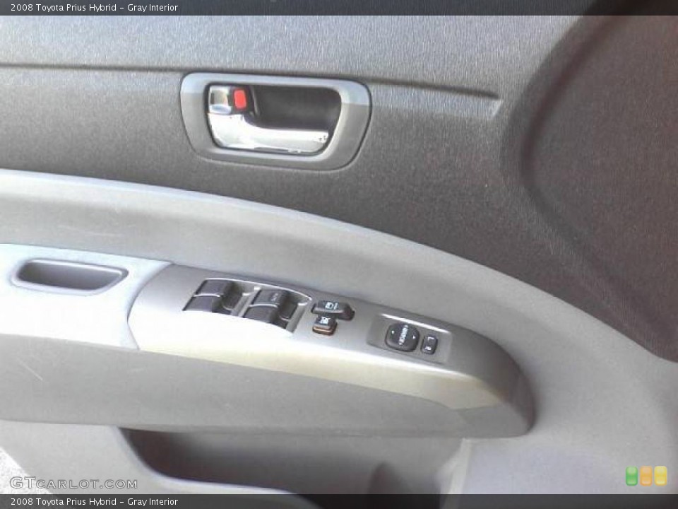 Gray Interior Controls for the 2008 Toyota Prius Hybrid #39054400