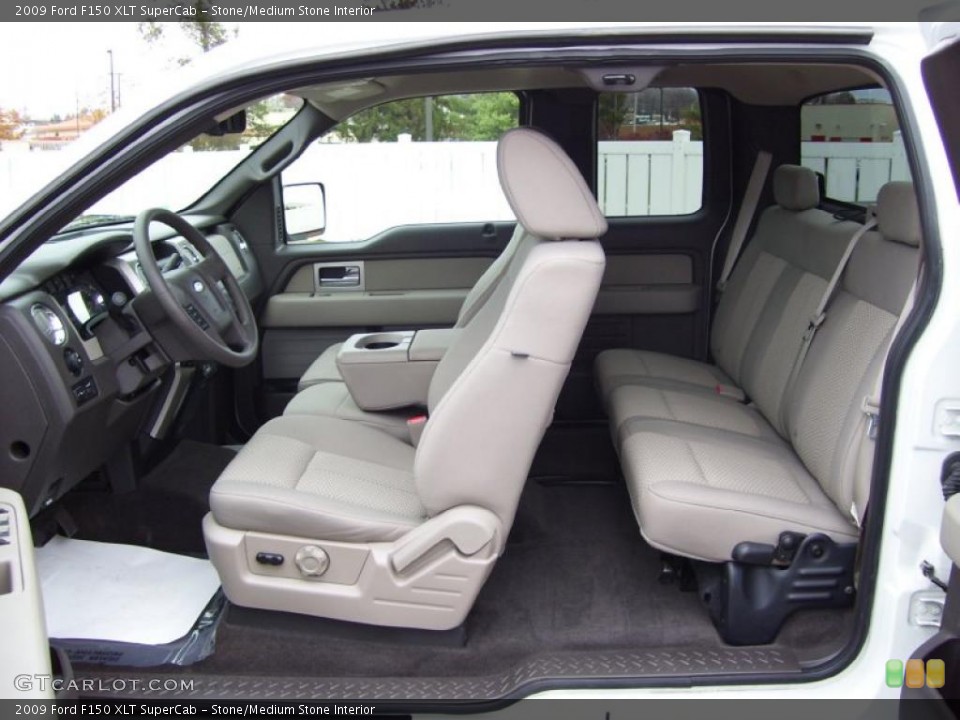 Stone/Medium Stone Interior Prime Interior for the 2009 Ford F150 XLT SuperCab #39054808