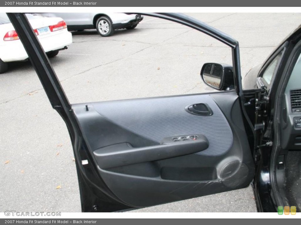 Black Interior Door Panel for the 2007 Honda Fit  #39055164