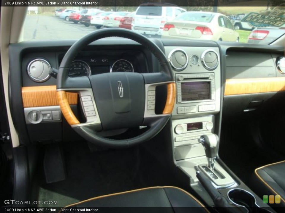 Dark Charcoal Interior Dashboard for the 2009 Lincoln MKZ AWD Sedan #39055392