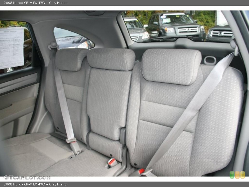 Gray Interior Photo for the 2008 Honda CR-V EX 4WD #39056088