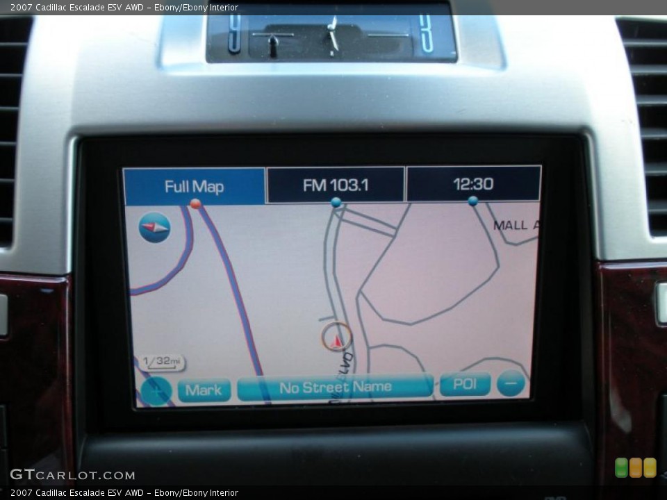Ebony/Ebony Interior Navigation for the 2007 Cadillac Escalade ESV AWD #39056144