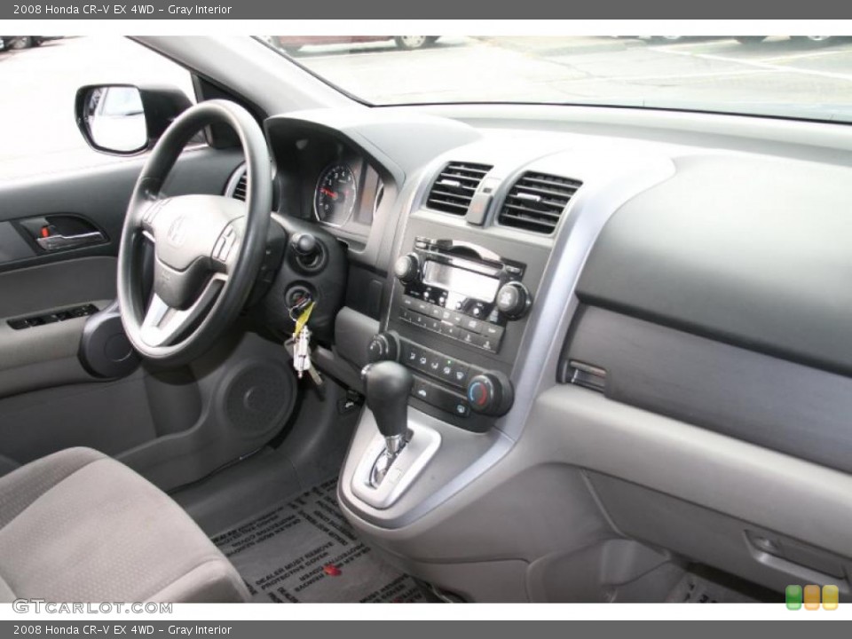 Gray Interior Dashboard for the 2008 Honda CR-V EX 4WD #39056168
