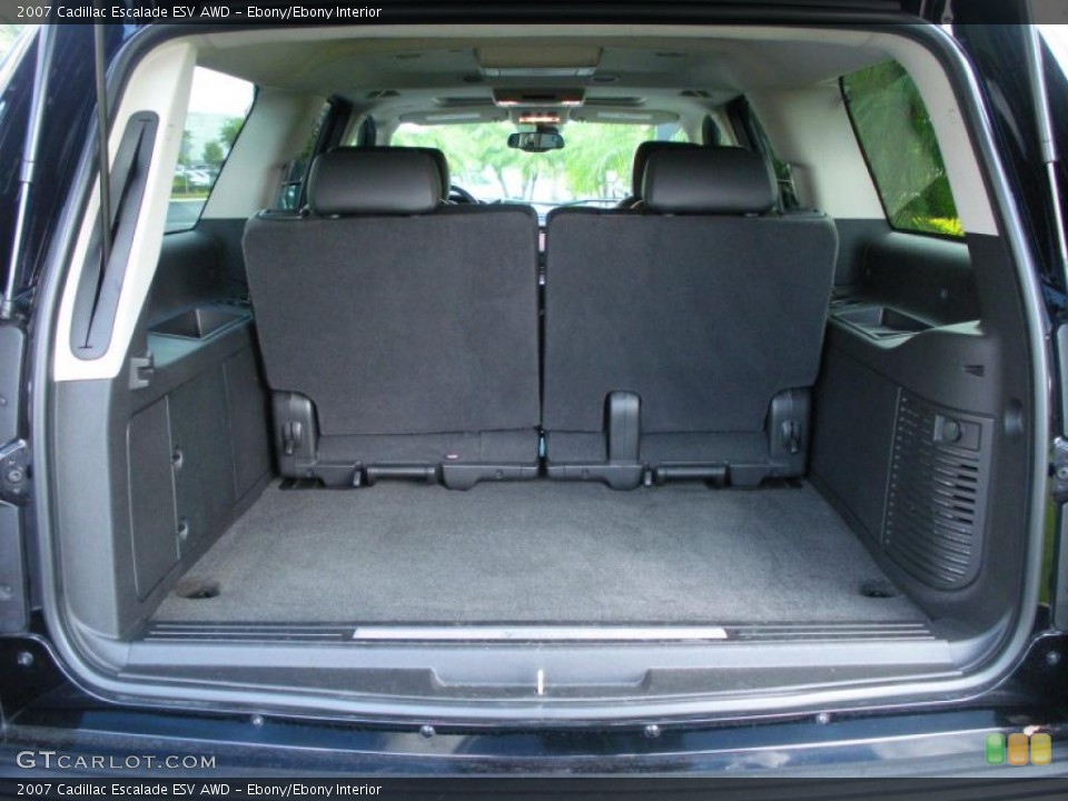 Ebony/Ebony Interior Trunk for the 2007 Cadillac Escalade ESV AWD #39056176