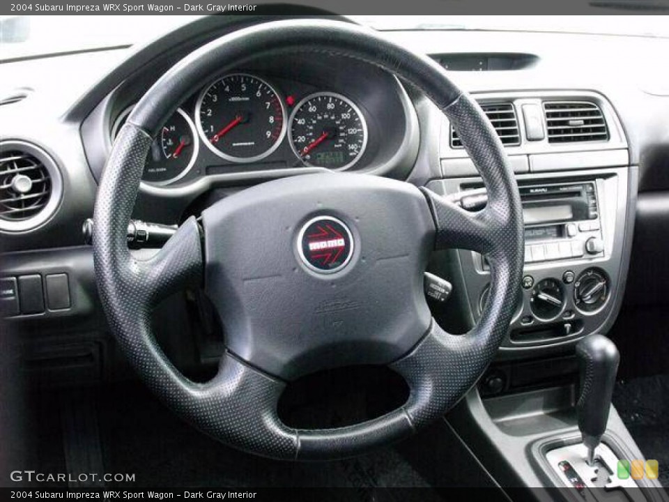 Dark Gray Interior Steering Wheel for the 2004 Subaru Impreza WRX Sport Wagon #39056688