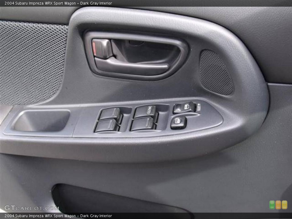 Dark Gray Interior Controls for the 2004 Subaru Impreza WRX Sport Wagon #39056724