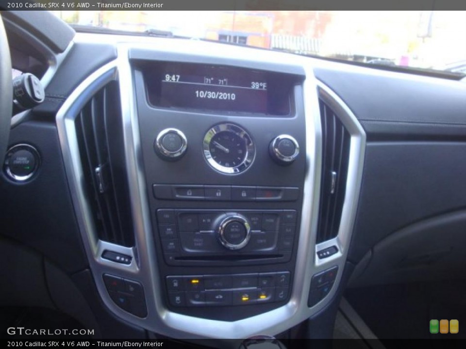 Titanium/Ebony Interior Controls for the 2010 Cadillac SRX 4 V6 AWD #39056932