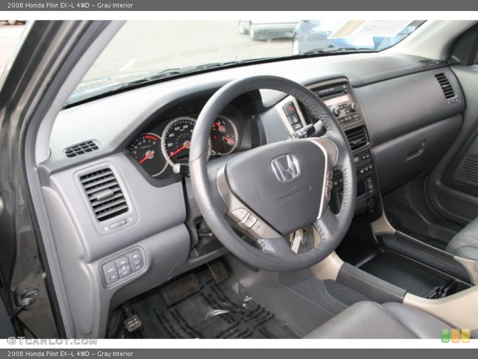 Gray Interior Prime Interior for the 2008 Honda Pilot EX-L 4WD #39057364
