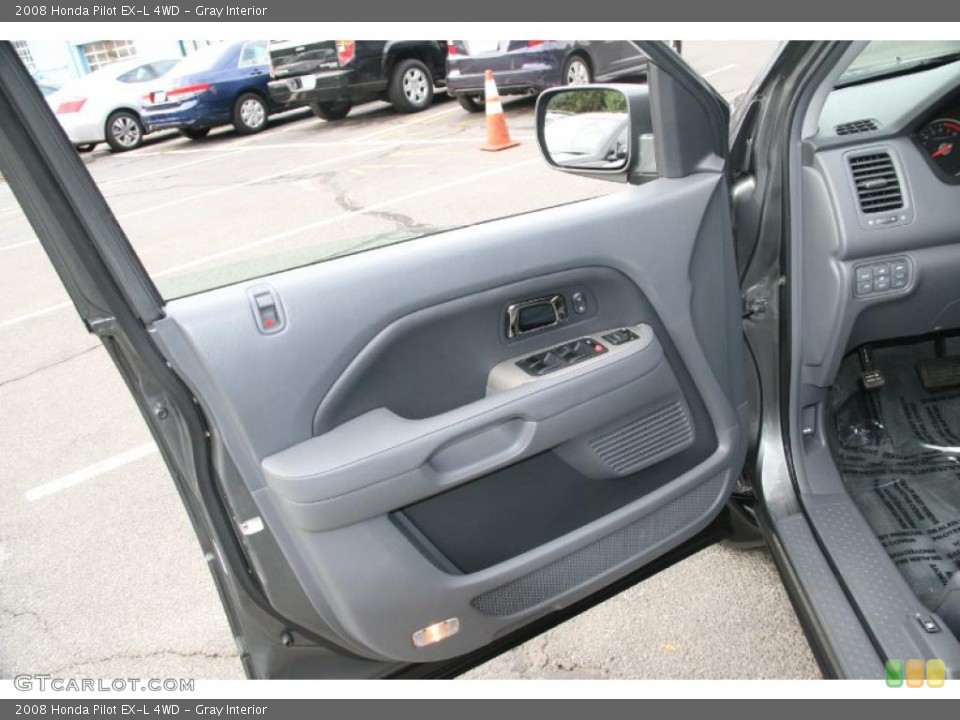 Gray Interior Door Panel for the 2008 Honda Pilot EX-L 4WD #39057396