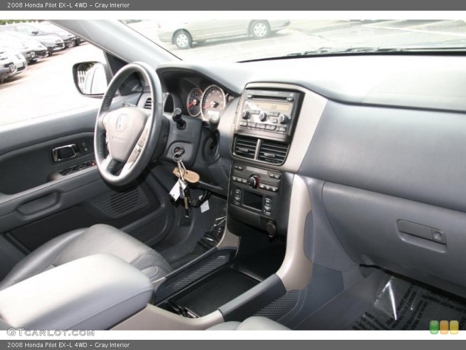Gray Interior Dashboard for the 2008 Honda Pilot EX-L 4WD #39057456