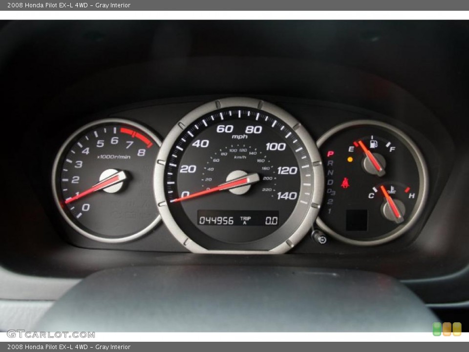 Gray Interior Gauges for the 2008 Honda Pilot EX-L 4WD #39057556