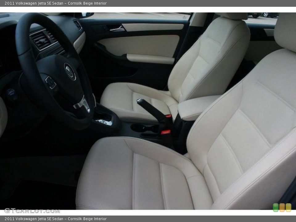Cornsilk Beige Interior Photo for the 2011 Volkswagen Jetta SE Sedan #39058120