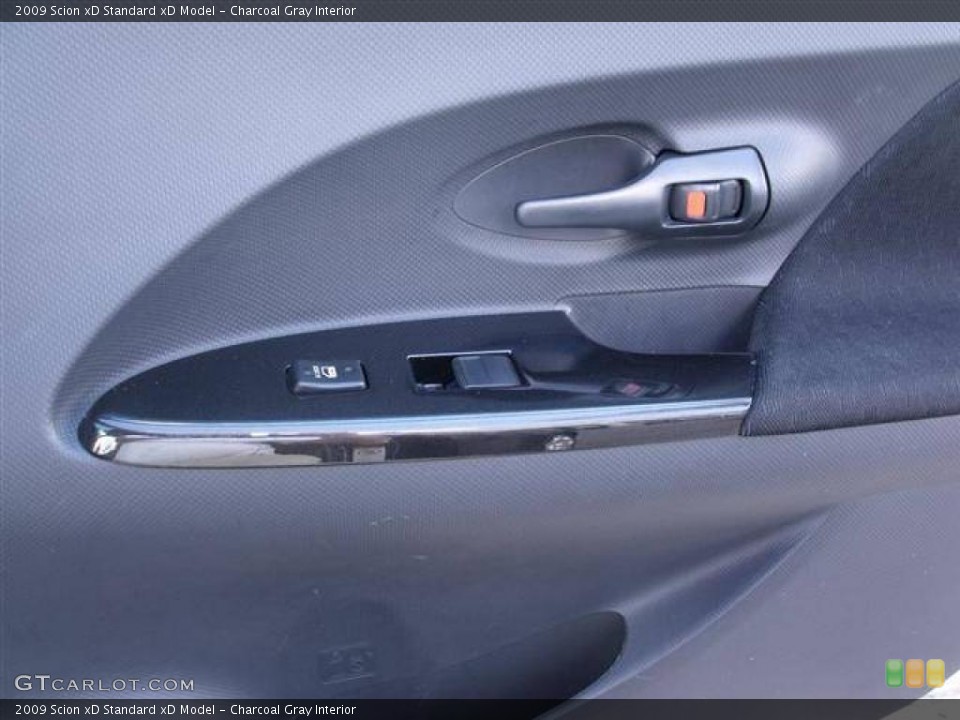 Charcoal Gray Interior Controls for the 2009 Scion xD  #39058308