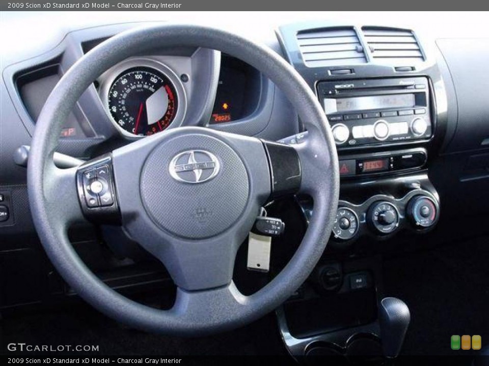 Charcoal Gray Interior Steering Wheel for the 2009 Scion xD  #39058360