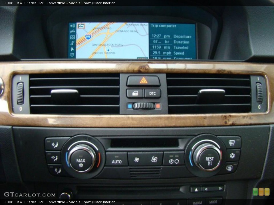 Saddle Brown/Black Interior Navigation for the 2008 BMW 3 Series 328i Convertible #39058368