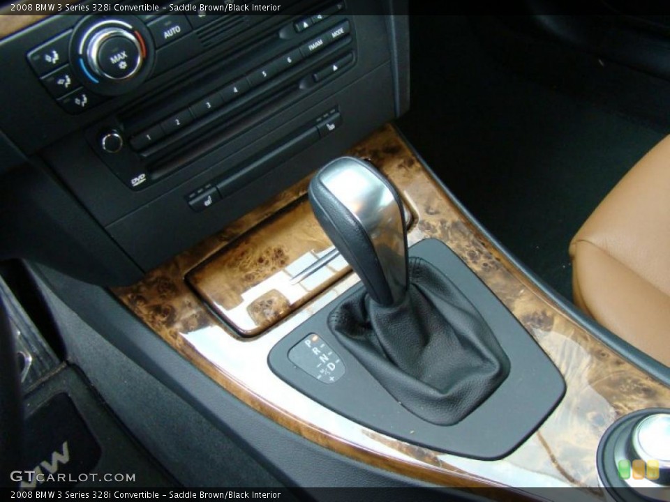 Saddle Brown/Black Interior Transmission for the 2008 BMW 3 Series 328i Convertible #39058384