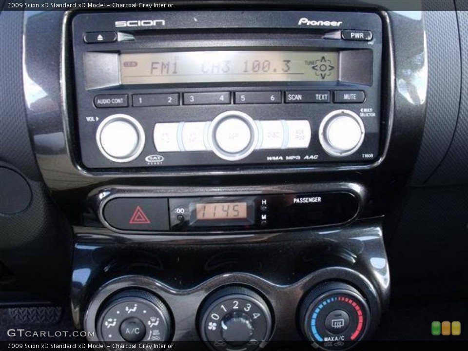 Charcoal Gray Interior Controls for the 2009 Scion xD  #39058448
