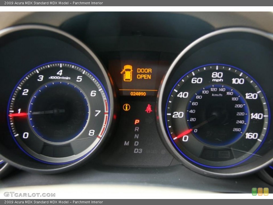 Parchment Interior Gauges for the 2009 Acura MDX  #39058500