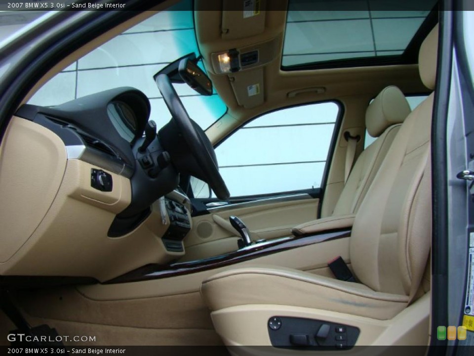 Sand Beige Interior Photo for the 2007 BMW X5 3.0si #39058556