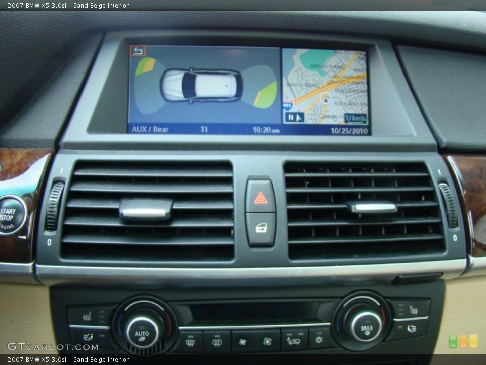 Sand Beige Interior Navigation for the 2007 BMW X5 3.0si #39058624