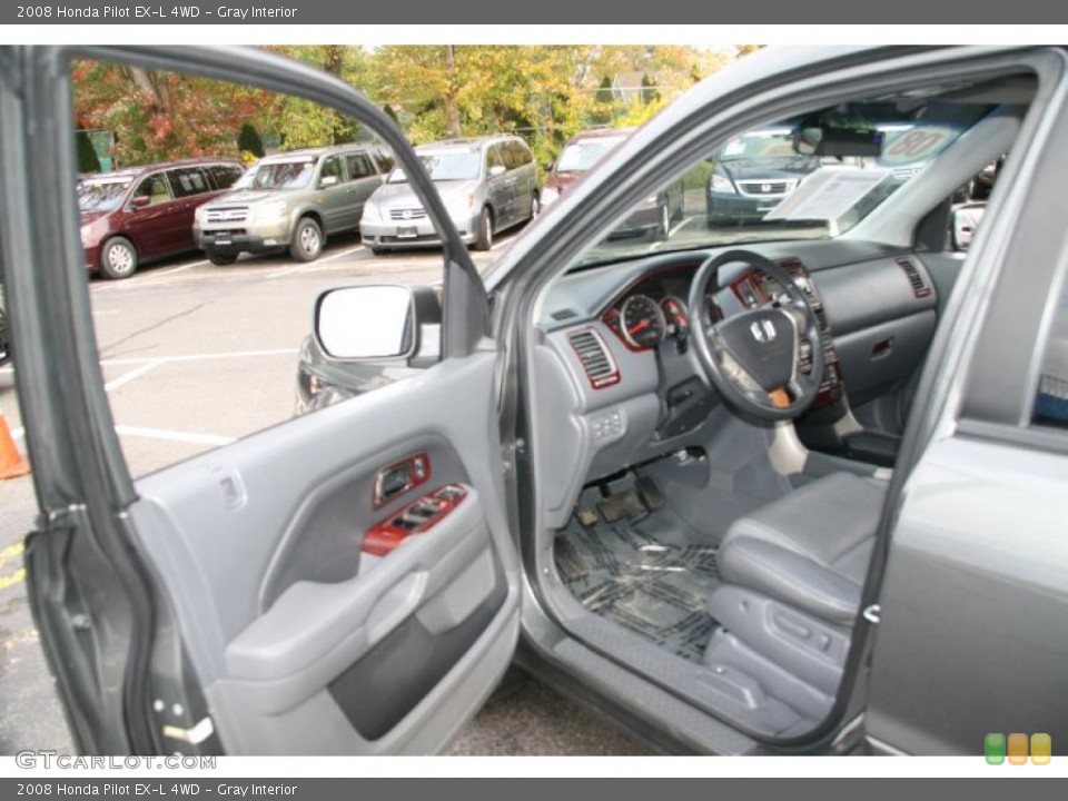Gray Interior Photo for the 2008 Honda Pilot EX-L 4WD #39058668