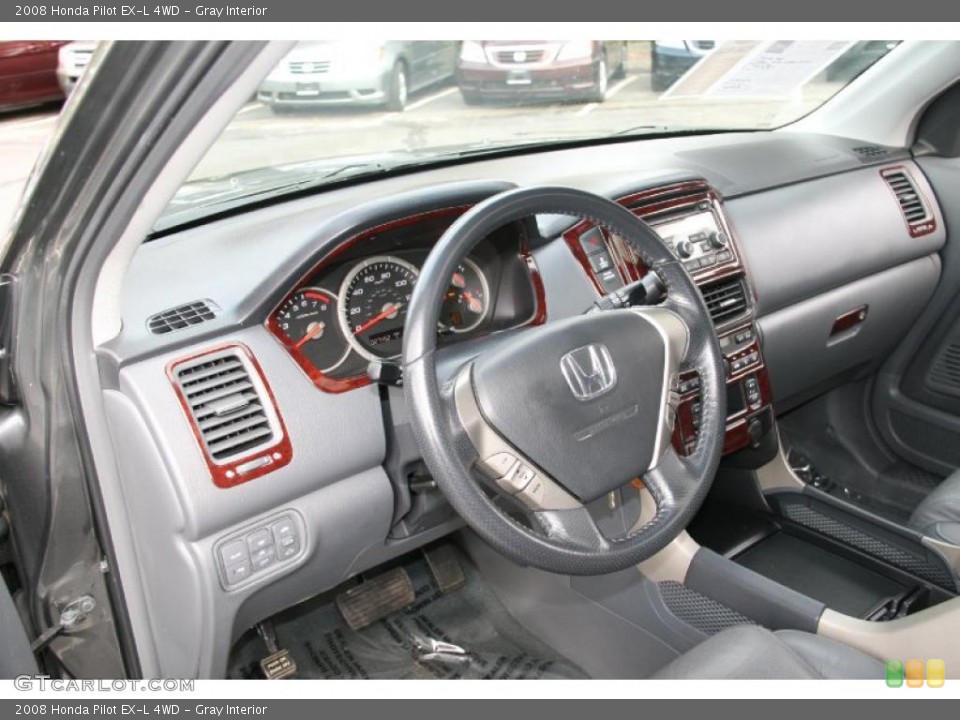 Gray Interior Prime Interior for the 2008 Honda Pilot EX-L 4WD #39058674