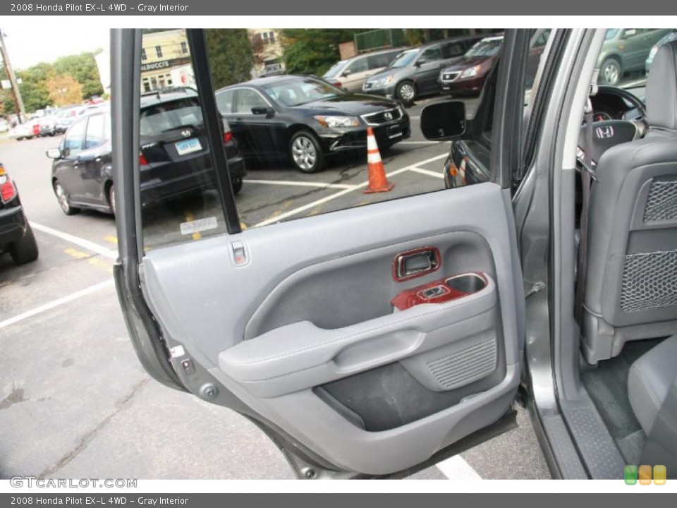 Gray Interior Door Panel for the 2008 Honda Pilot EX-L 4WD #39058700